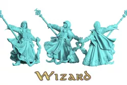 Wizard 3D print model