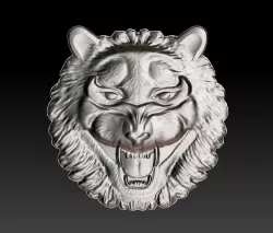 wolf head 3D print model