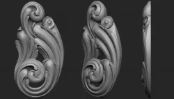Wooden Ornament Printable 3D print model