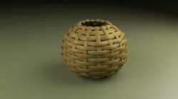 Woven Bowl Free 3D print model