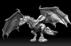 Wyvern Dragon 3D print model