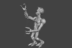 Xenome Planet Alien toy figure 3D print model