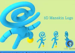 3D Manekin Logo Free 3D print model