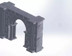 3d print scenery - Gothic design scenery Free 3D print model