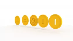 3D Printable 5 Coins - Batman-Ottoman-Pokemon-Mario x2 Free 3D print model