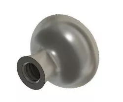 3D Printable Knob With Quarter Twenty Thread Free 3D print model