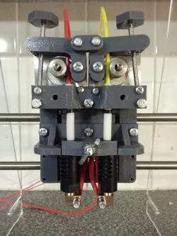 3DCR Double - Dual extruder for Prusa i3 Free 3D print model