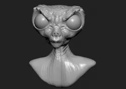 Alien 04 Free 3D print model