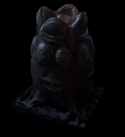 Alien Egg Statue with Base Free 3D print model