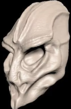 Alien Head Free 3D print model