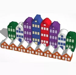 Amsterdam House Chess Free 3D print model