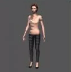 anna charactor 3D model
