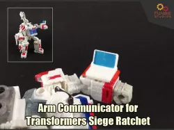  Arm Communicator for Transformers Siege Ratchet  Free 3D print model