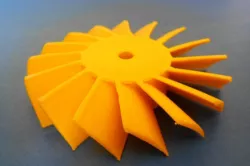 Axial turbine wheel Free 3D print model