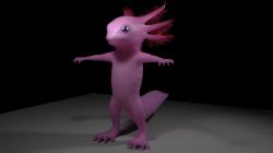 Axolotl 3D model