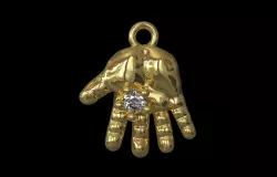 Baby hand Free 3D print model