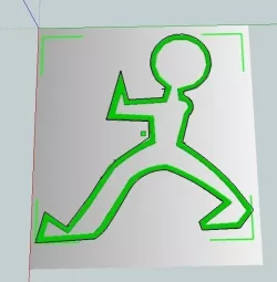 Basic Push Man Free 3D print model