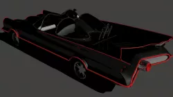 Batmobile 1960 3D model