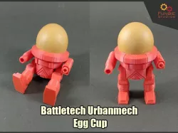 Battletech Urbanmech Egg Cup  Free 3D print model