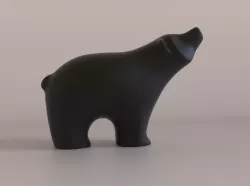 Bear figurine Free 3D print model