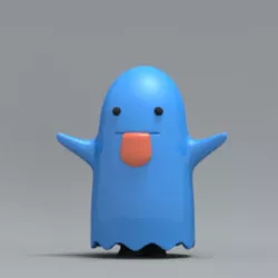 Bed sheet Boo Boo 3D Print ready Free 3D print model
