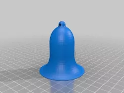 Bell with integral clapper Free 3D print model