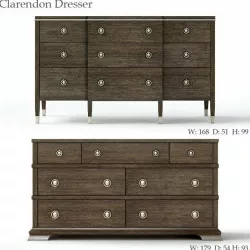 Bernhardt Clarendon Dresser 3D model