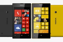 Black and Yellow Nokia Lumia 520 3D Model 3D model