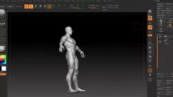 black human male 3D model