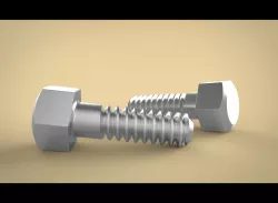 Bolt M6 Free 3D print model