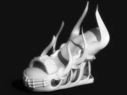 Bones Complex Shoes Free 3D print model