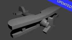 British Fairey Swordfish Torpedo Bomber Aircraft Free 3D print model