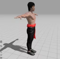 Bruce Lee  3D model