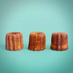 Caneles 3D model