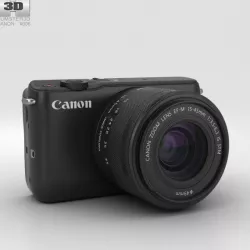 Canon EOS M10 Black 3D model