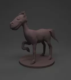 cartoon Horse Free 3D print model