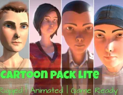 Cartoon Pack Lite 3D model