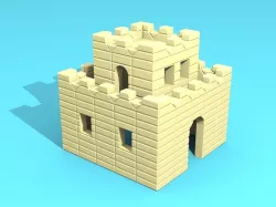 castle mini Free 3D print model