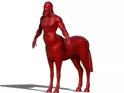 Centaur Sculpture Free 3D print model
