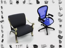 CGD Vol 3 Chairs  3D model