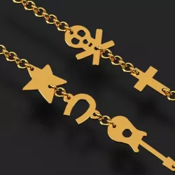 Chain segments FREE stl 3dm obj Free 3D print model