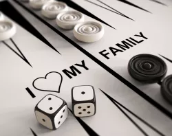 Chess And Backgammon 3D print model