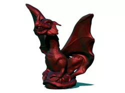 Chibi Dragon Free 3D print model