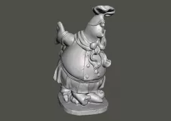 Chicken Figurine Statue 3D Scan Free 3D print model