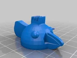 Chicken Head shaped chicken head knob Free 3D print model