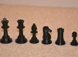 Classic Chess Set from glChess Free 3D print model