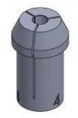 Collet chuck 4mm for Proxxon micro woodturning lathe DB 250 Free 3D print model