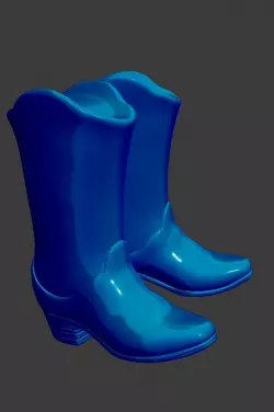 Cowboy Boots Free 3D print model