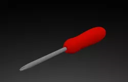 Cross skrew   Free 3D print model