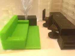 Customizable Furniture Minis Free 3D print model